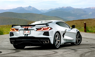 LLumar CTX provides added benefits to white Corvette 