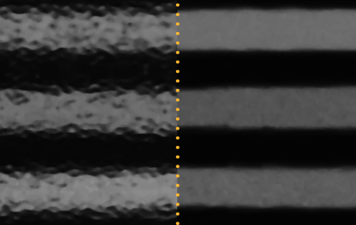 Side by side comparison of quality of Protective Wrap Film versus competitor products 